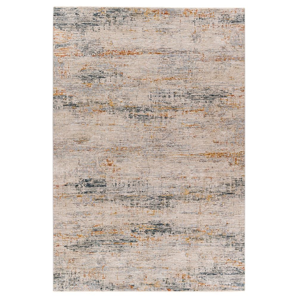 Surya Laila 9" x 12"2" Teal, Sage, Orange, Saffron, Gray and Cream Area Rug, , large