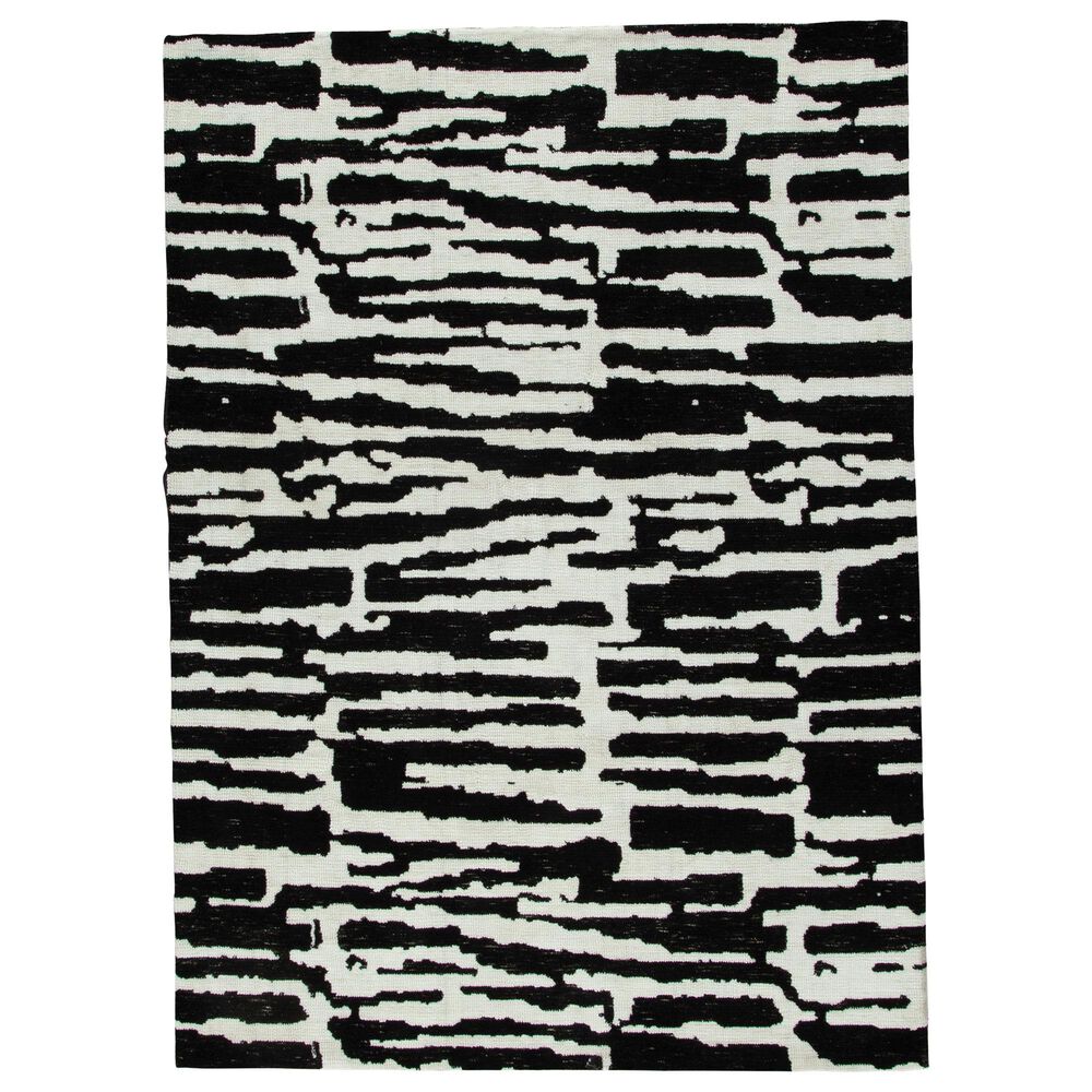 Ashley Bramshaw 5" x 7" Black and Ivory Area Rug, , large