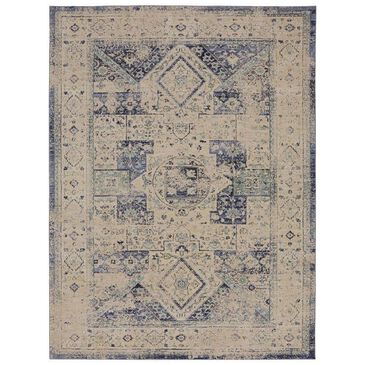 Karastan Cosmopolitan 90960-50134 8" x 11" Santee Indigo Area Rug, , large