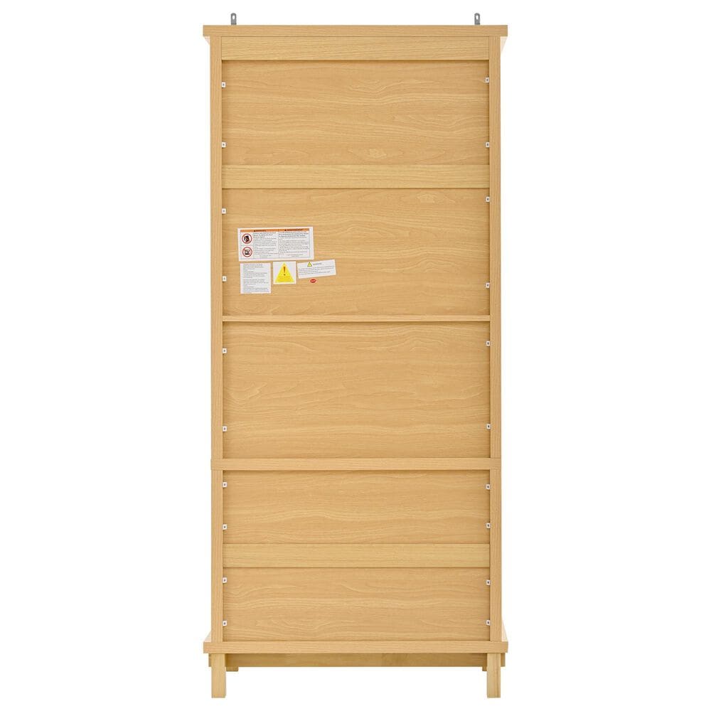 Hearth and Haven 70" Kitchen Pantry Cabinet in Natural, , large