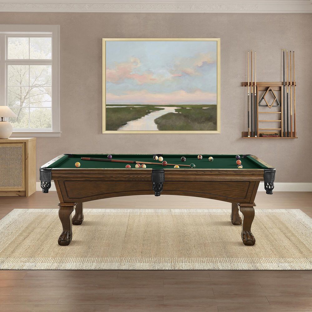 Imperial Hayden 8' Pool Table with Ball and Claw Leg in Russet, , large