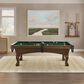 Imperial Hayden 8" Pool Table with Ball and Claw Leg in Russet, , large