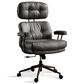 HOMLUX High Back Executive Office Chair with Suede Leather in Gray, , large