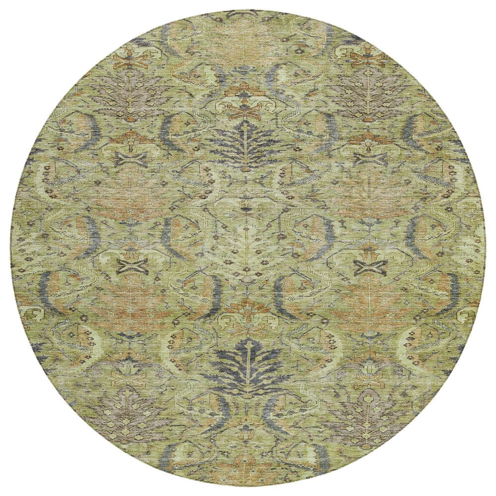 Dalyn Rug Company Solace SL7 8" Round Aloe Area Rug, , large