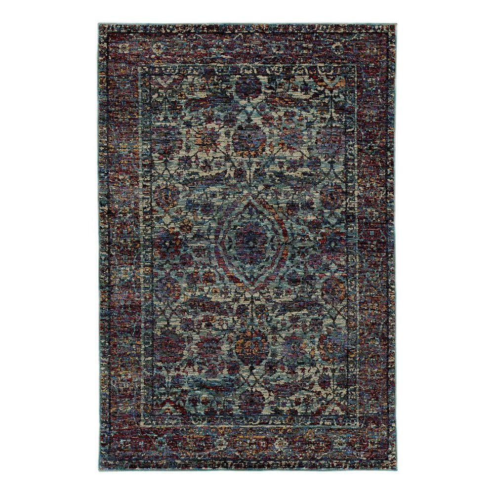 Oriental Weavers Andorra 6846B 8"6" x 11"7" Blue Area Rug, , large