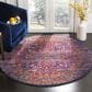 Safavieh Evoke EVK275F-5R 5"1" Round Blue/Fuchsia Area Rug, , large