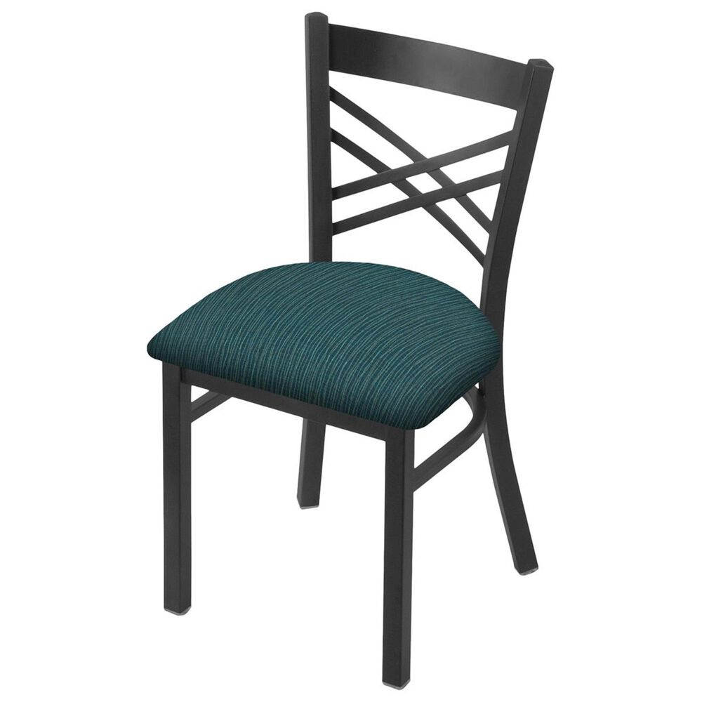 Holland Bar Stool 620 Catalina 18" Chair with Pewter and Graph Tidal Seat, , large
