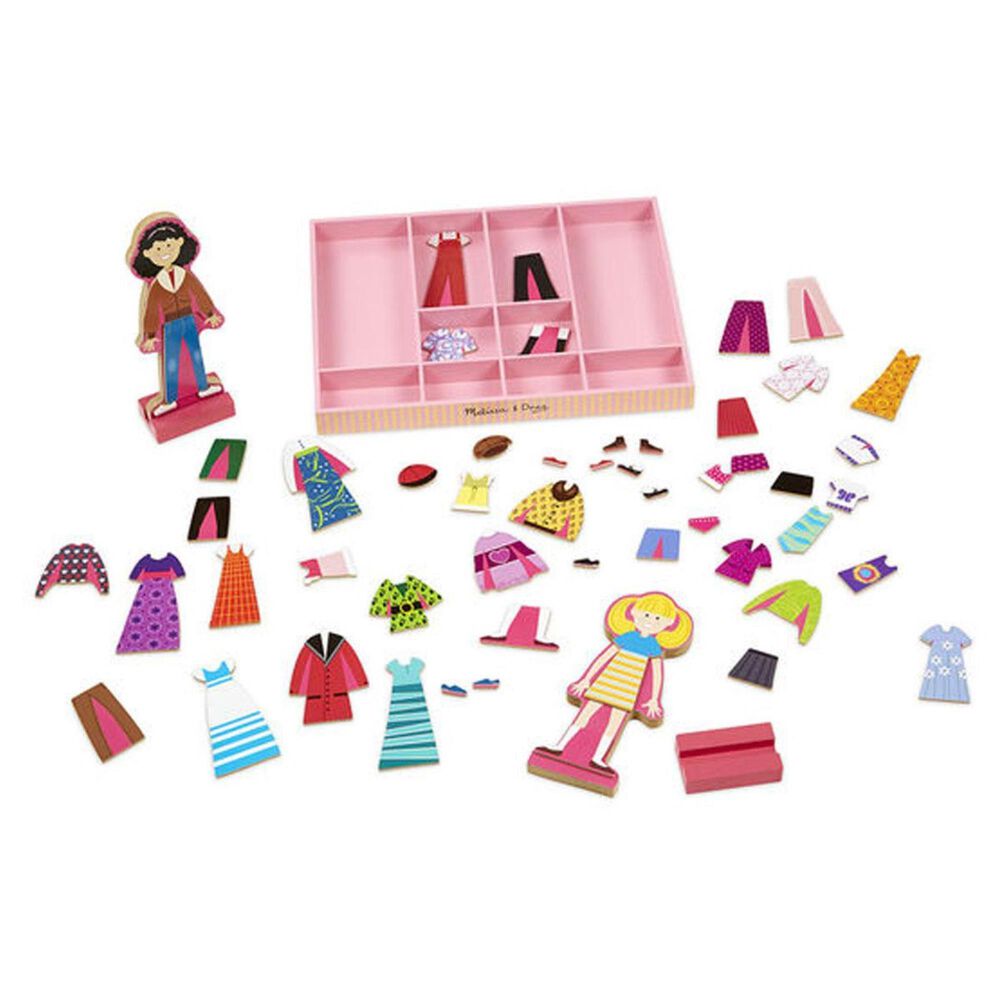 Melissa & Doug Abby and Emma Magnetic Dress - Up Set, , large