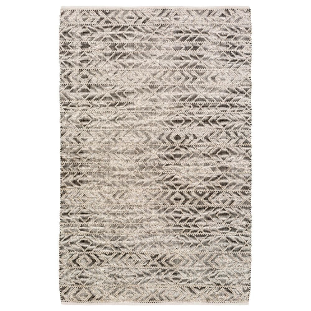 Surya Ingrid Black, Light Gray and Gray 4" x 6" Area Rug, , large