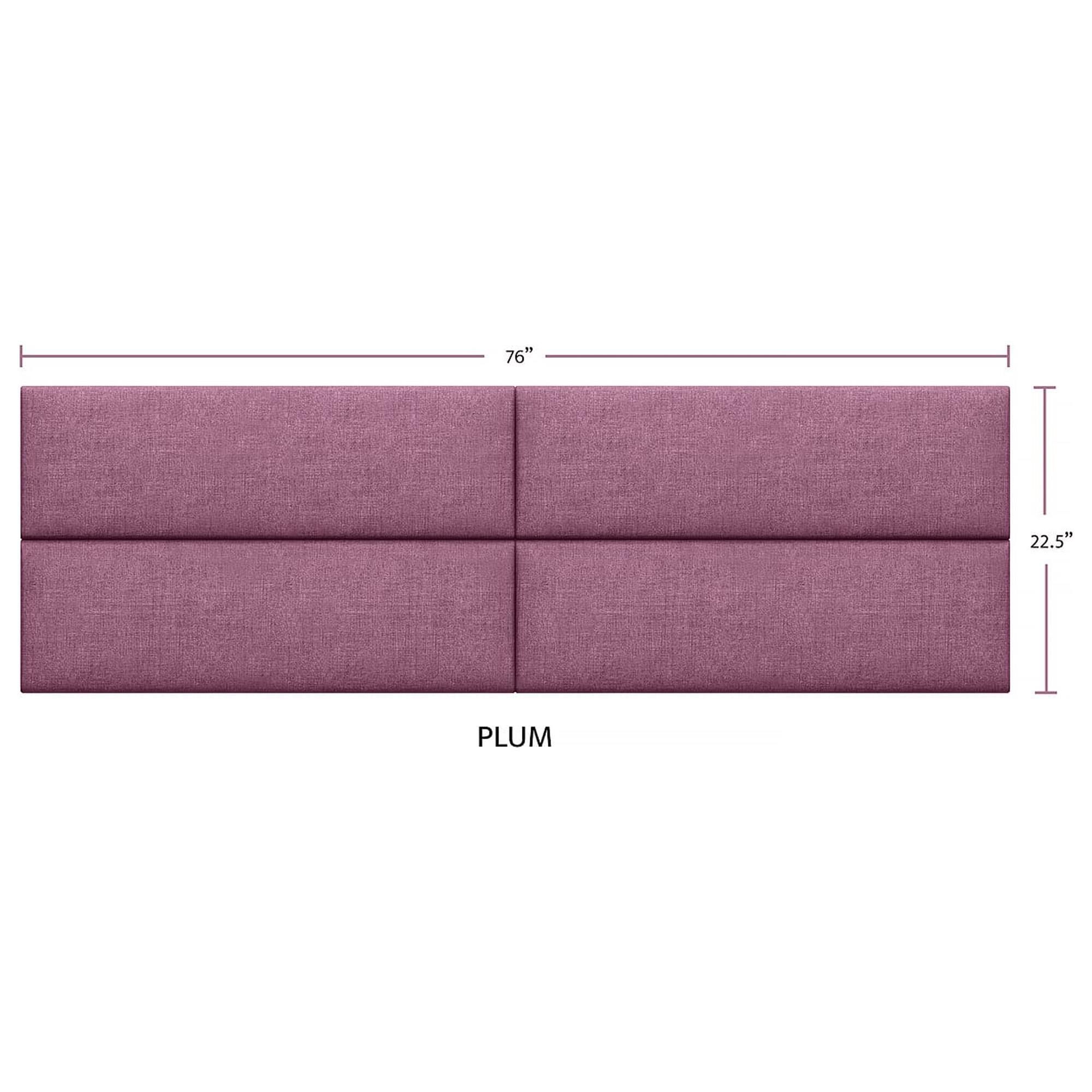 Plum headboard hot sale