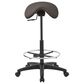 OSP Home Backless Drafting Chair with Foot Ring in Dillon Graphite, , large