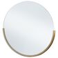 Maple and Jade 30" Round Wall Mirror in Matte Gold, , large
