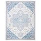 Safavieh Micro-Loop 8" x 10" Ivory and Navy Area Rug, , large