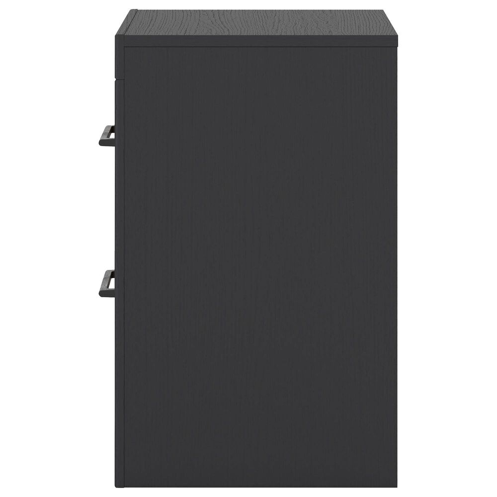 Ashley Vertani 2-Drawer Nightstand in Black and Honey Brown, , large