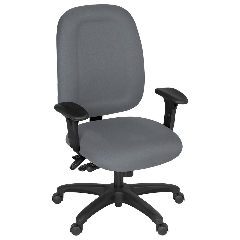 Regency Global Sourcing Comfort Series Multifunctional Swivel Computer Task Chair in Grey, , large