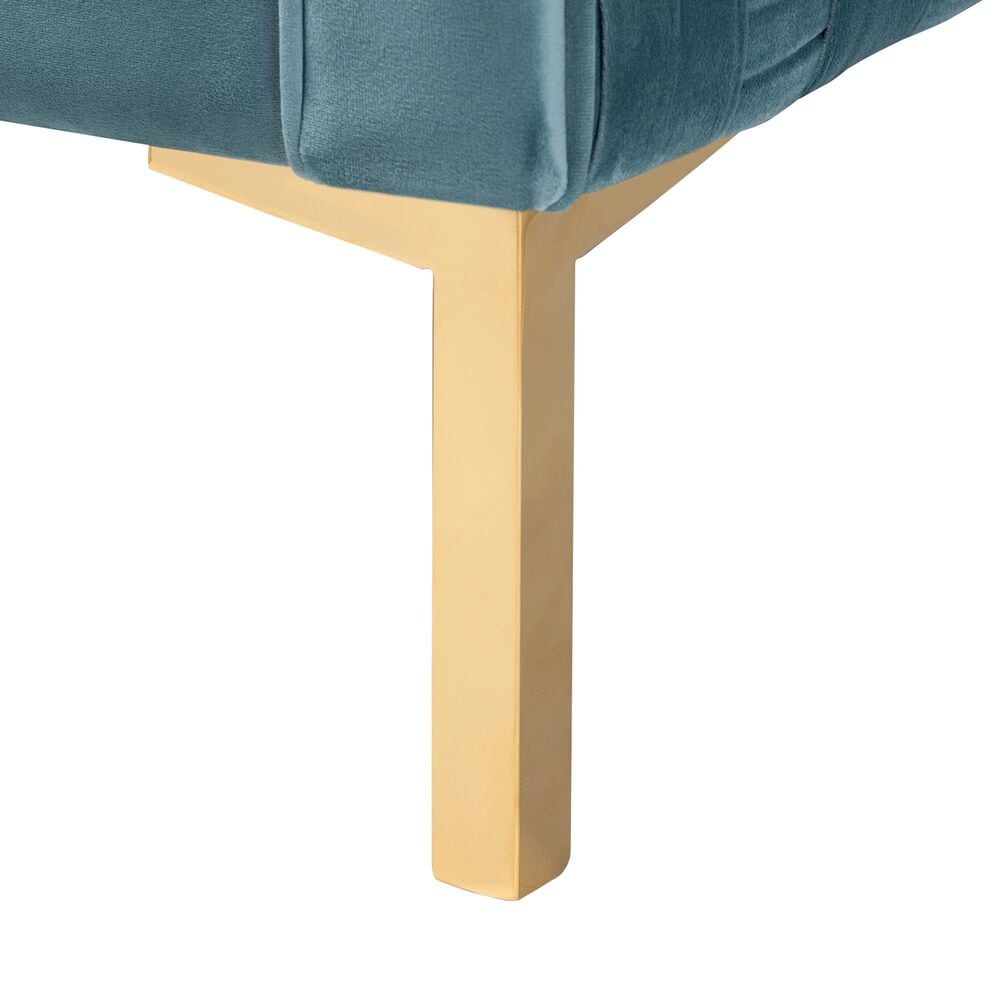 Baxton Studio Seraphin Arm Chair in Light Blue, , large