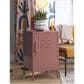 DHP Metal Locker End Table in Dusty Rose, , large