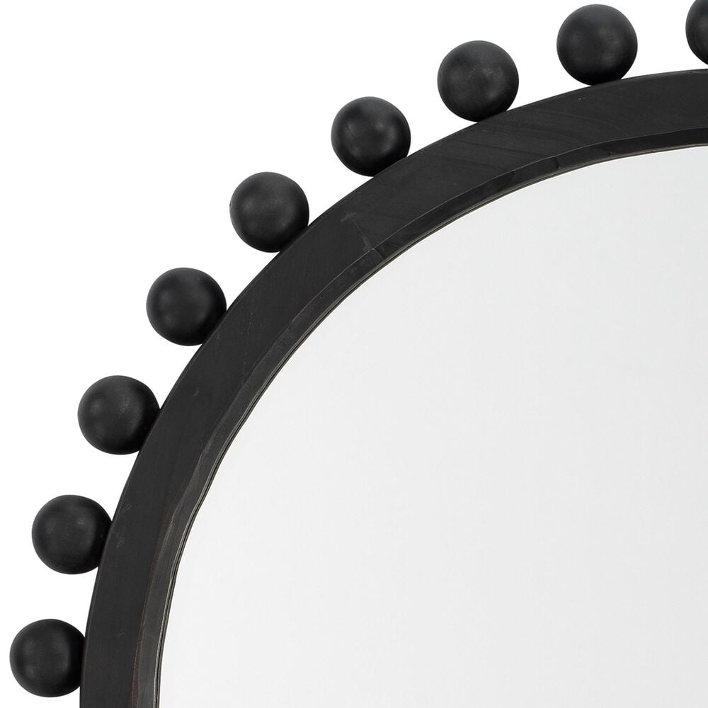 Splendor Living Ellery Round Wall Mirror in Dark Charcoal, , large