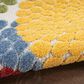 Nourison Aloha Geometric 3"6" x 5"6" Multicolor Indoor/Outdoor Area Rug, , large