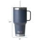 YETI Rambler 35 Oz Straw Mug with Straw Lid in Papaya, , large