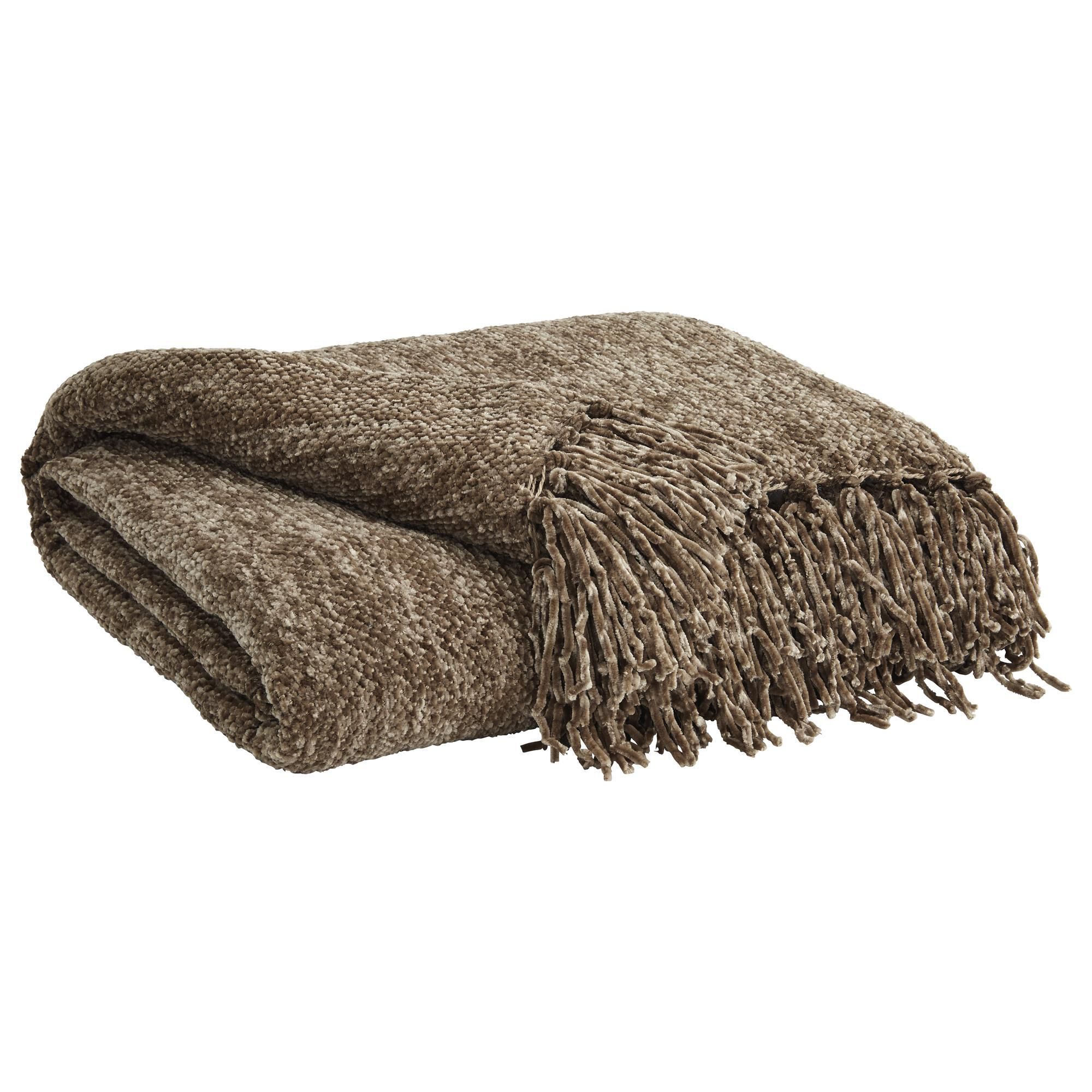 Signature Design by Ashley Tamish 50 x 60 Throw Blanket in Brown Shop NFM