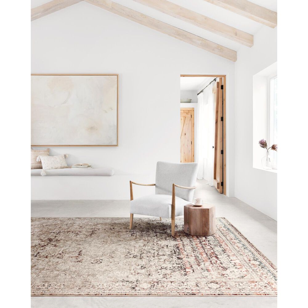 Loloi Theia THE-05 9&#39;5&quot; x 12&#39;10&quot; Taupe and Brick, , large