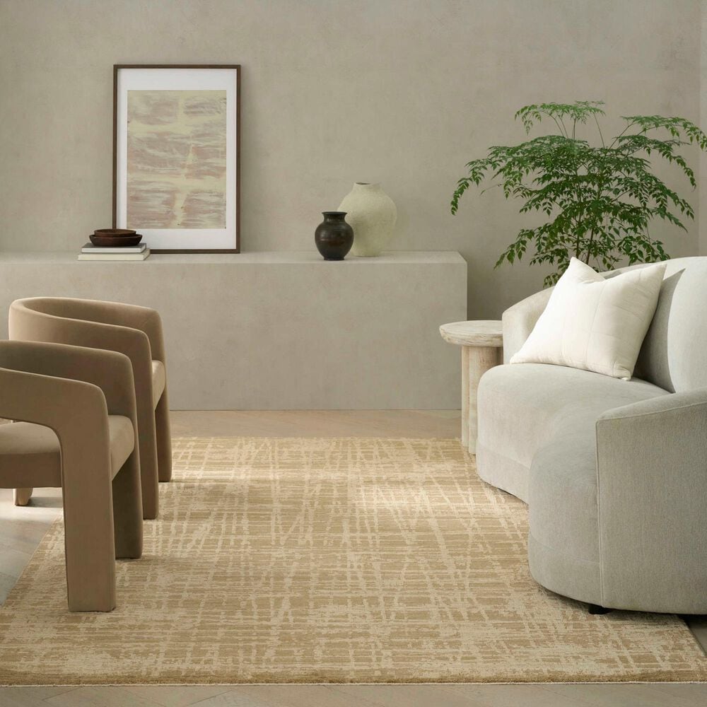 Nourison Latitude Taupe 9' x 12' Area Rug, , large