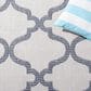 Safavieh Martha Stewart Cyprus MSRO336G 6"7" x 9" Silver and Grey Area Rug, , large
