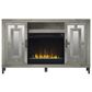 Classic Flame 55" Mirrored Media Fireplace in Silver, , large