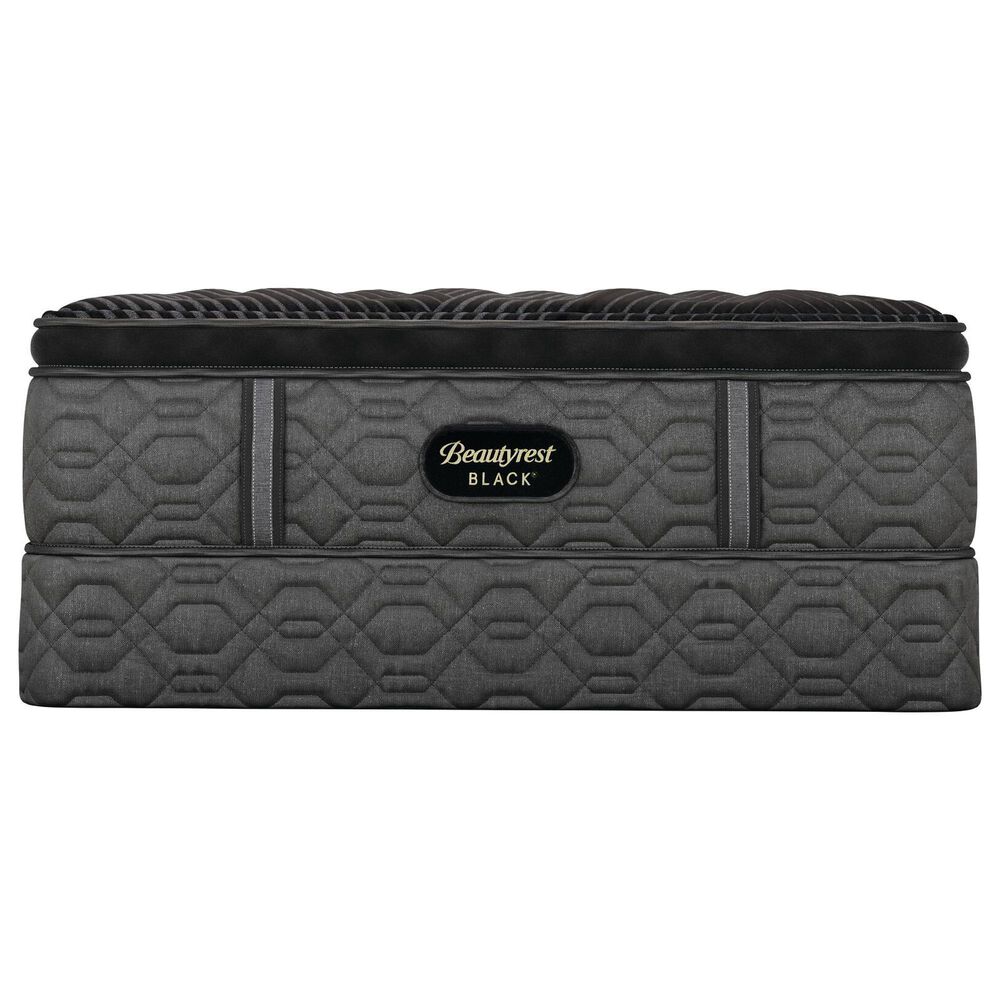 Beautyrest Black Series1 Plush Pillowtop Twin XL Mattress with High Profile Box Spring, , large