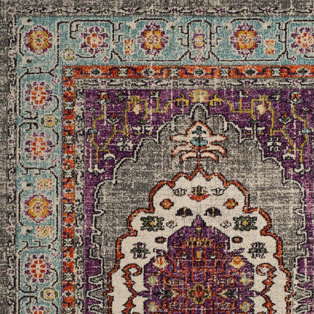 Safavieh Monaco MNC246L-3 3&#39; x 5&#39; Violet/Light Blue Area Rug, , large