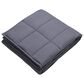Trade Linker 48" x 72" 12 Lb. Weighted Blanket with Glass Beads in Charcoal Grey, , large