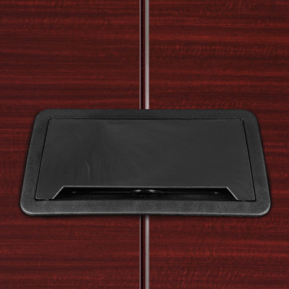 Regency Global Sourcing Array 96" Conference Table in Black and Mahogany, , large