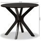 Baxton Studio Kenji 34" Dining Table in Dark Brown - Table Only, , large