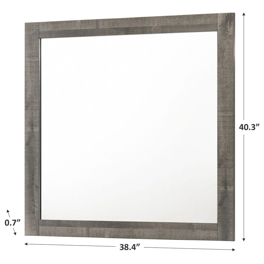 Crown Mark Rhett Mirror in Gray, , large