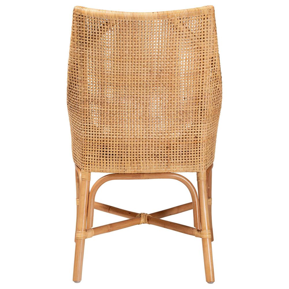 Baxton Studio Bella Side Chair in Natural Brown, , large