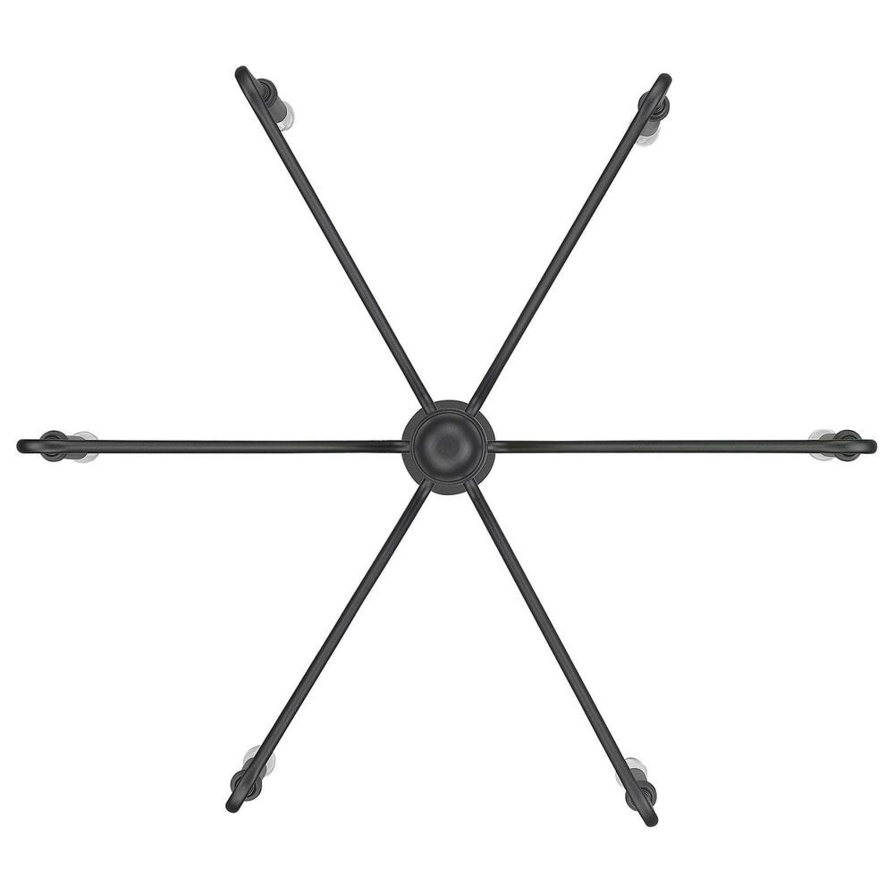 Golden Lighting Kennedy 6-Light Chandelier in Natural Black, , large