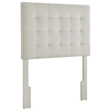 Accentric Approach Twin Upholstered Panel Headboard in Gray, , large