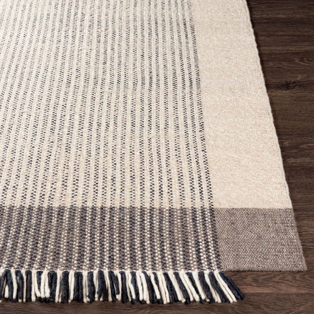 Surya Reliance RLI-2300 2&#39; x 3&#39; Beige, Black and Ivory Area Rug, , large