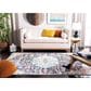 Safavieh Madison MAD447Z 3" x 5" Black and Teal Area Rug, , large