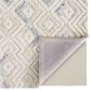 Feizy Anica 4" x 6" Ivory and Blue Area Rug, , large