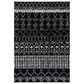Safavieh Tulum Transitional 6" x 9" Black and Ivory Area Rug, , large