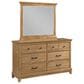 New Heritage Design Sunstone 4-Piece King Bedroom Set in Honey, , large