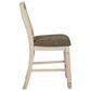 Signature Design by Ashley Bolanburg Upholstered Counter Stool in Antique White, , large