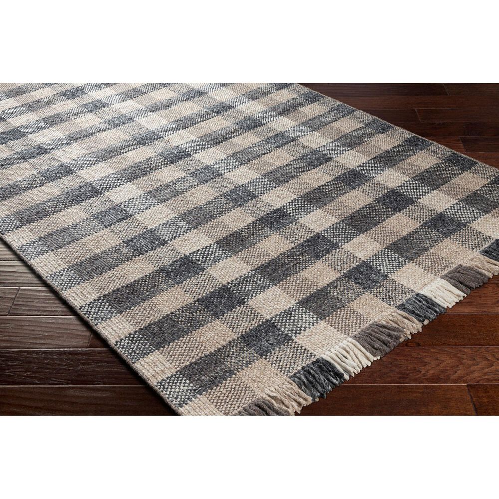 Surya Reliance RLI-2308 8&#39; x 10&#39; Black, Tan and Ivory Area Rug, , large