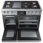 Dacor 48" Professional Dual Fuel Range in Silver Stainless Steel, , large