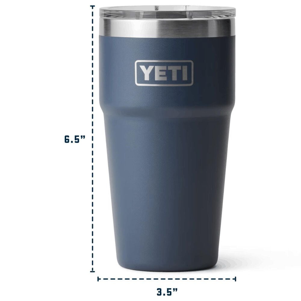 YETI Rambler 16?Oz Stackable Cup with MagSlider Lid in Black Forest Green, , large