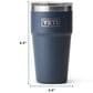 YETI Rambler 16?Oz Stackable Cup with MagSlider Lid in Black Forest Green, , large