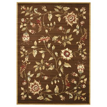Safavieh Lyndhurst LNH552 8"9" x 12" Brown and Multicolor Area Rug, , large