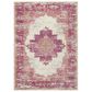 Nourison Passion PSN03 8" x 10" Ivory and Fushia Area Rug, , large
